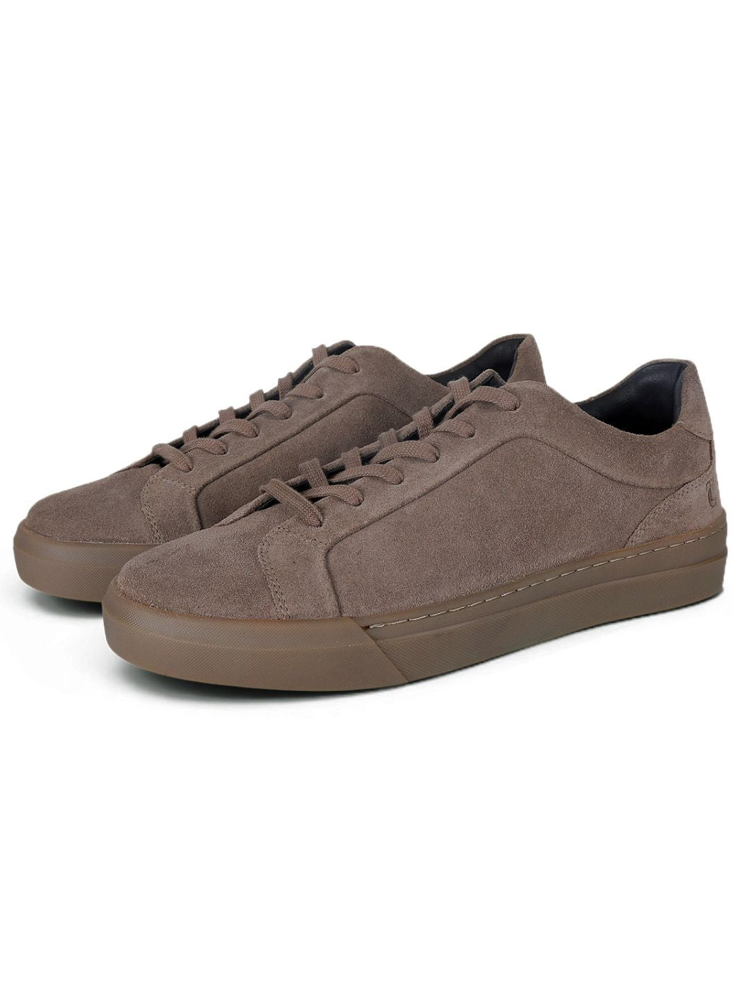 Silva Khaki Suede Sneakers | Minimalist Low-Top Retro Footwear|TC-2648MS