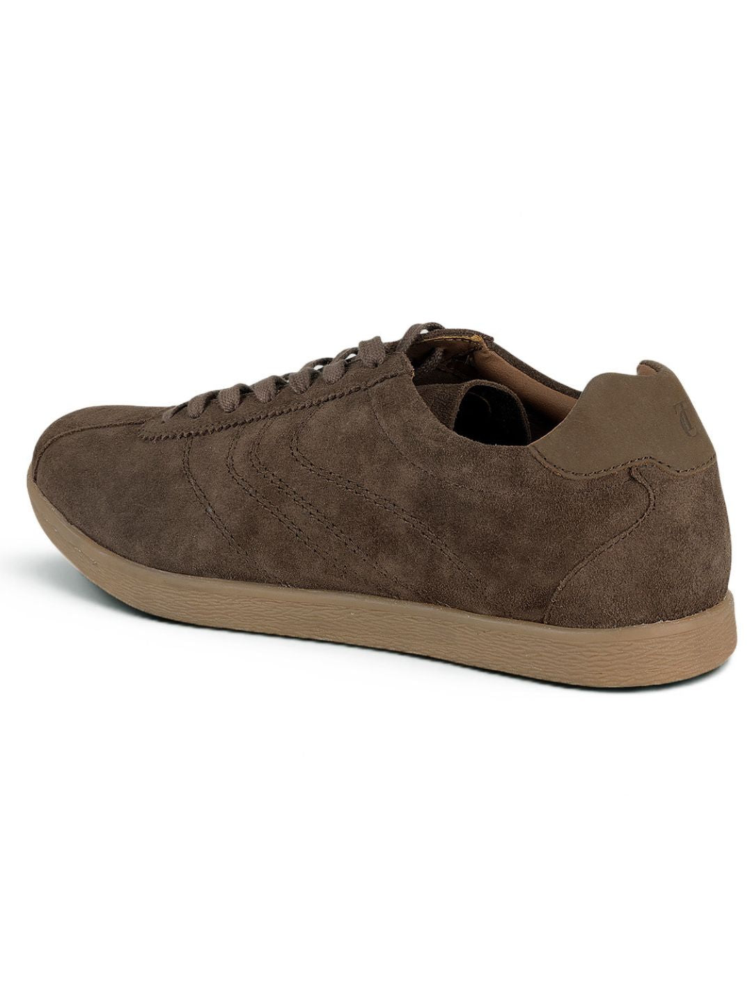 Greg Brown Suede Sneakers | Lightweight Smart Casual Lace-Up Shoes|TC-2649BR