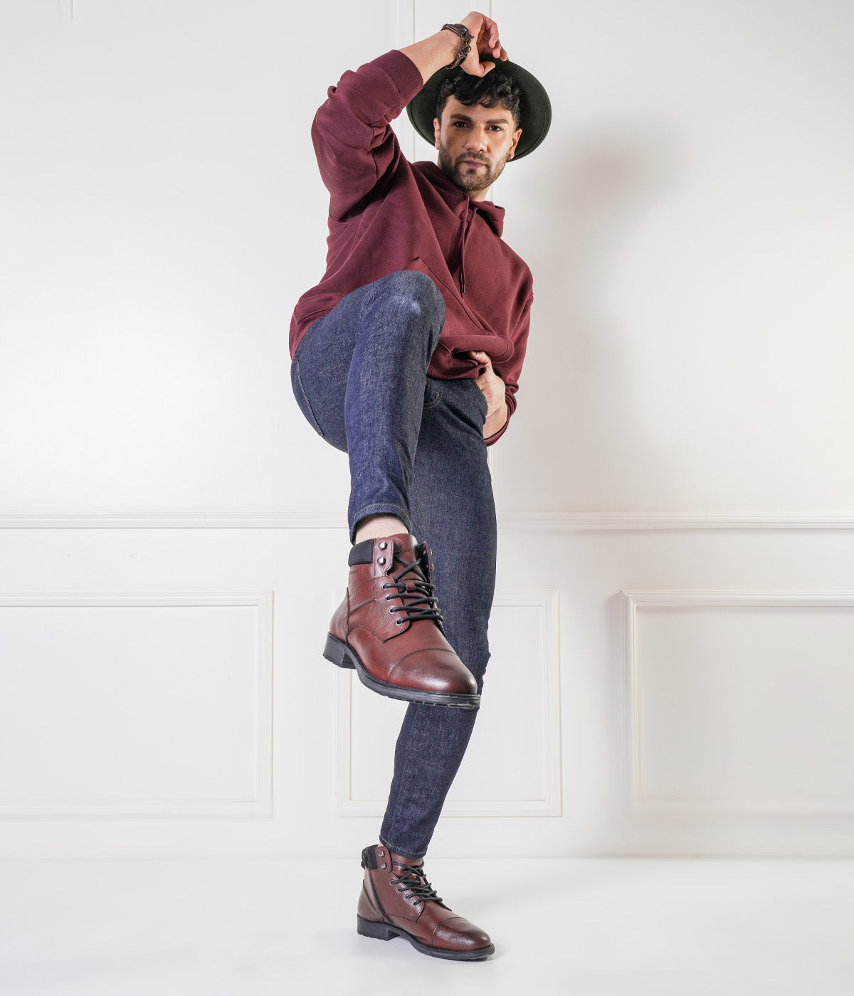 Oxford Trail Biker Boots TC-2321BO