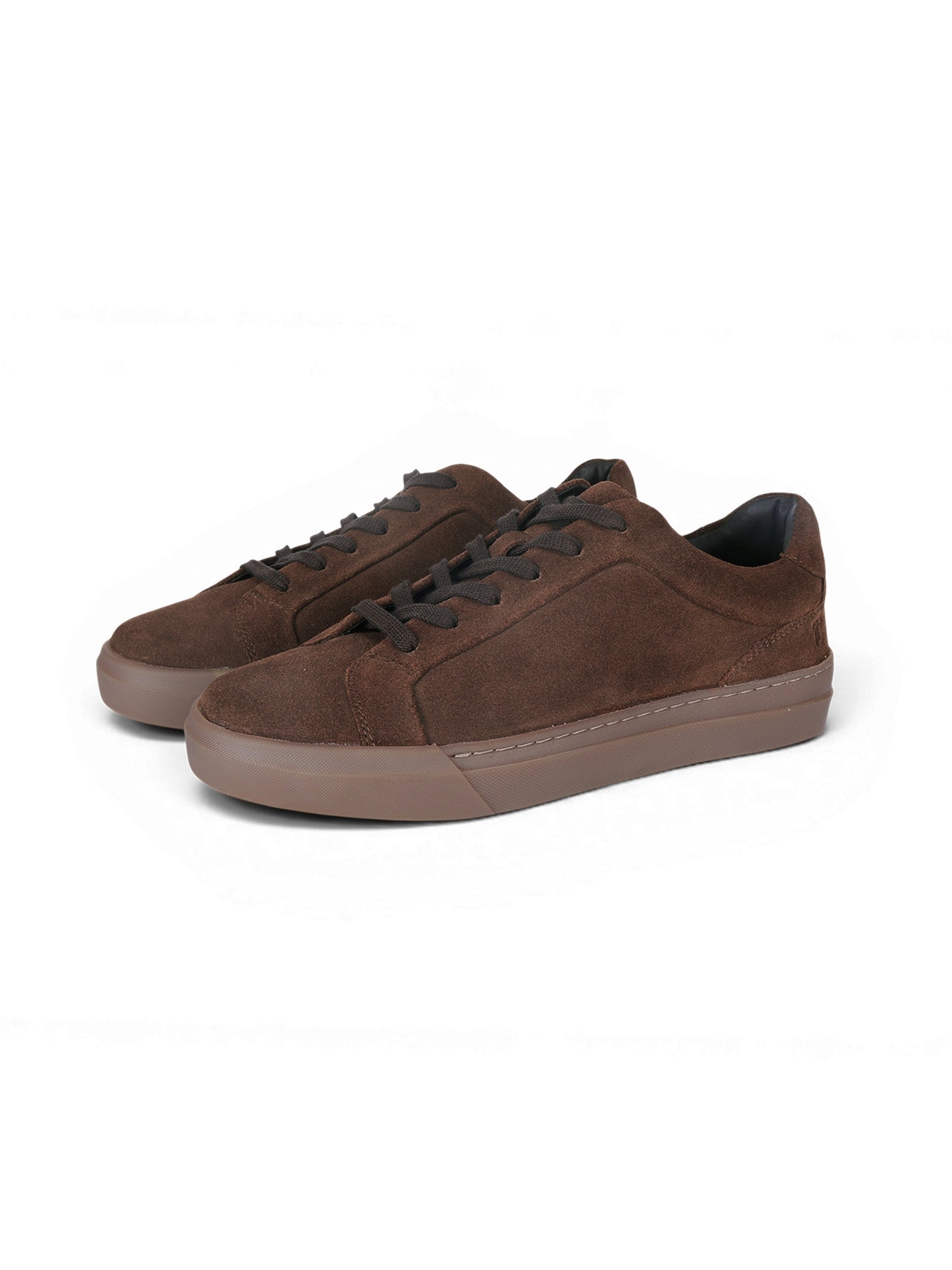 SILVA Brown Suede Sneakers | Minimalist Low-Top Retro Footwear |TC-2648CH