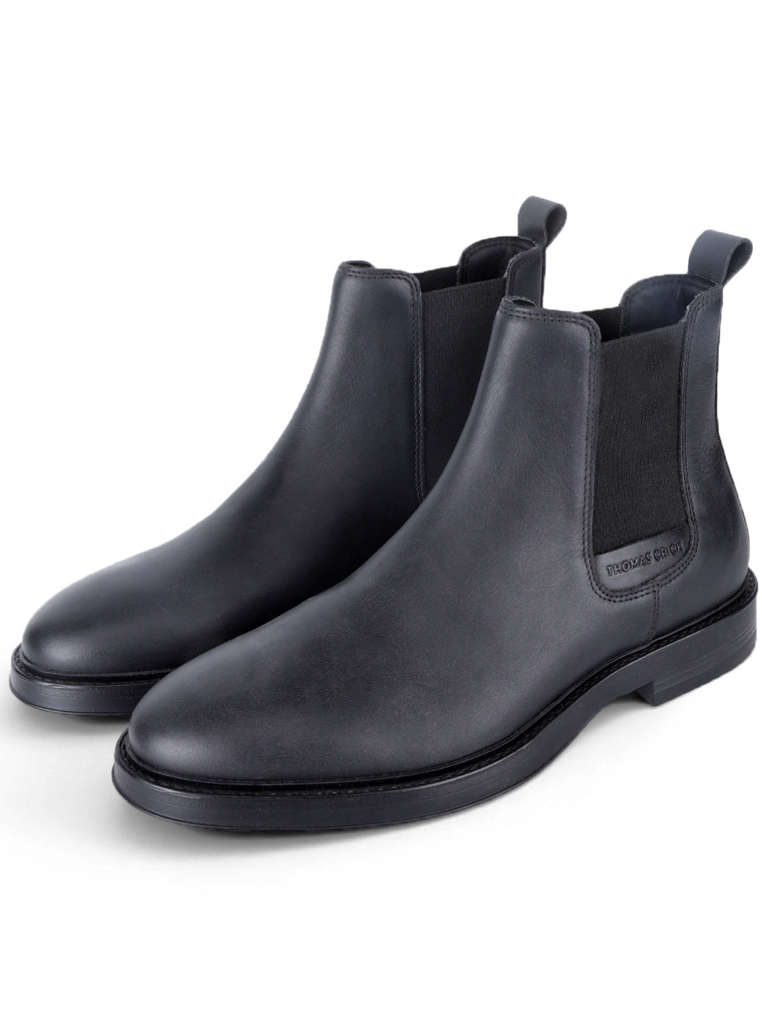 Holborn Black Chelsea Boots |Classic Slip-On Dress Boots with Ortho Comfort Insock|TC-2657BL