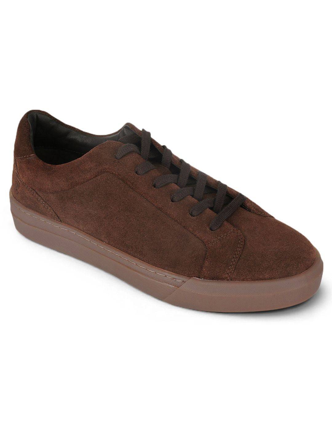 Silva Brown Suede Sneakers | Minimalist Low-Top Retro Footwear |TC-2648CH
