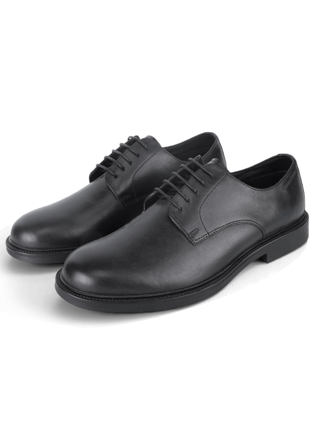 Vance Black Lace Up Derby Shoes| Premium Genuine Leather Formal Shoes |TC-2655BL