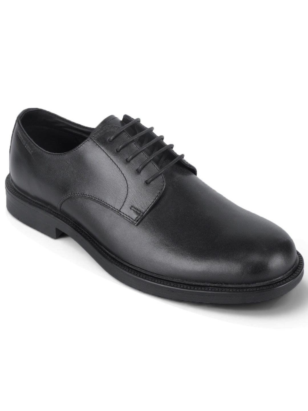 Vance Black Lace Up Derby Shoes| Premium Genuine Leather Formal Shoes |TC-2655BL
