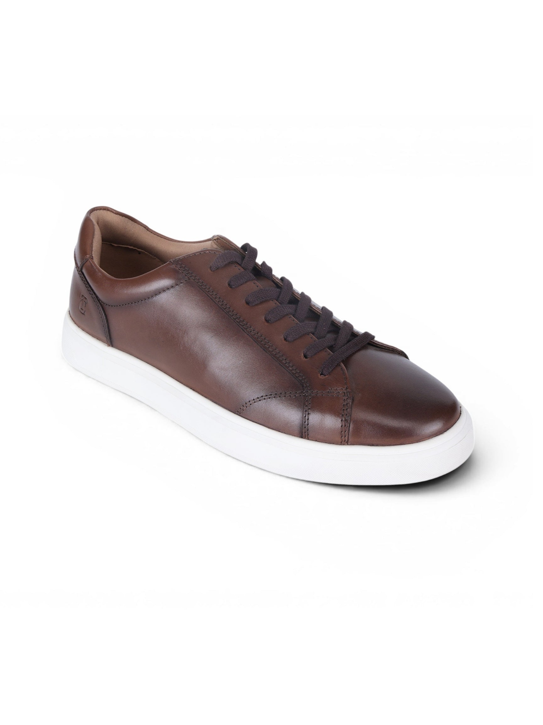 THEO Brown Sneakers | Premium Smart Casual Lace-Up Shoes | TC-2645TK