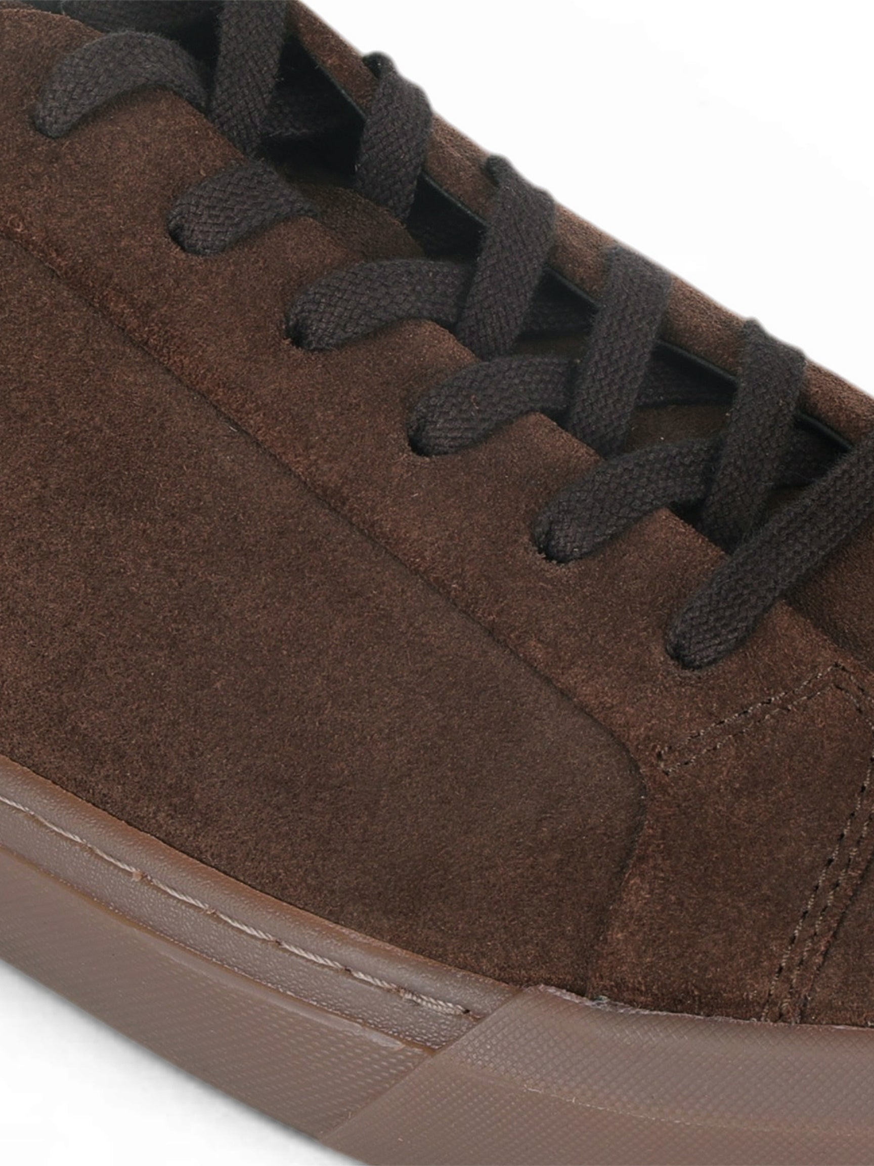 SILVA Brown Suede Sneakers | Minimalist Low-Top Retro Footwear |TC-2648CH