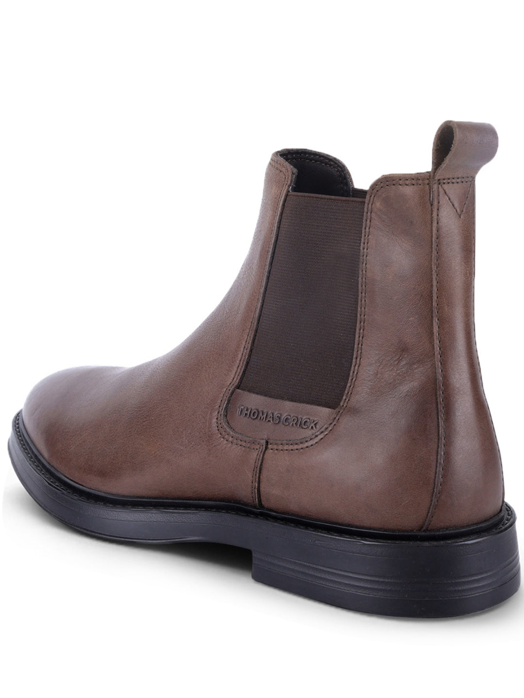 Holborn Dark Brown Chelsea Boots |Classic Slip-On Dress Boots with Ortho Comfort Insock|TC-2657DBR