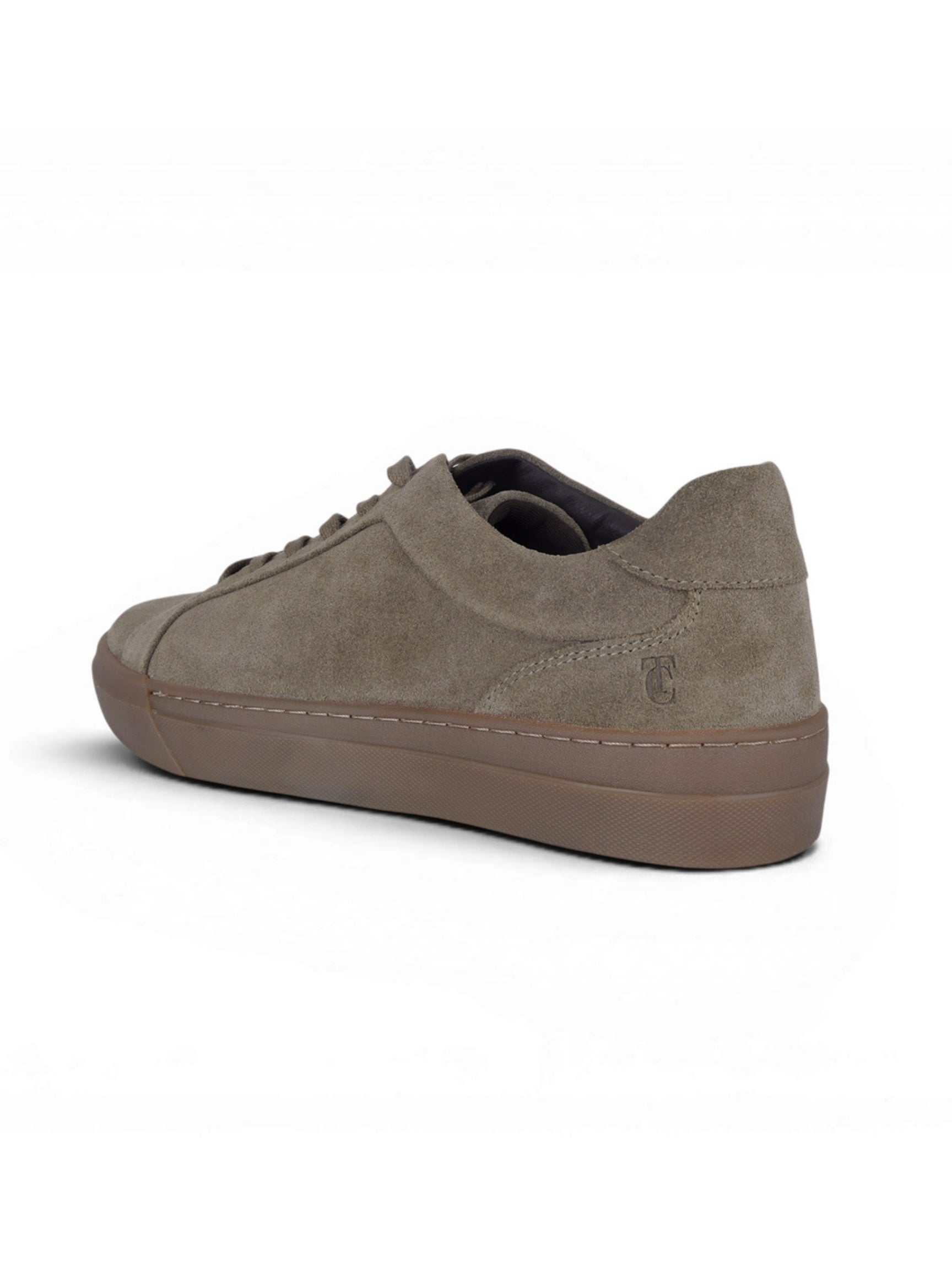 SILVA Khaki Suede Sneakers | Minimalist Low-Top Retro Footwear|TC-2648MS