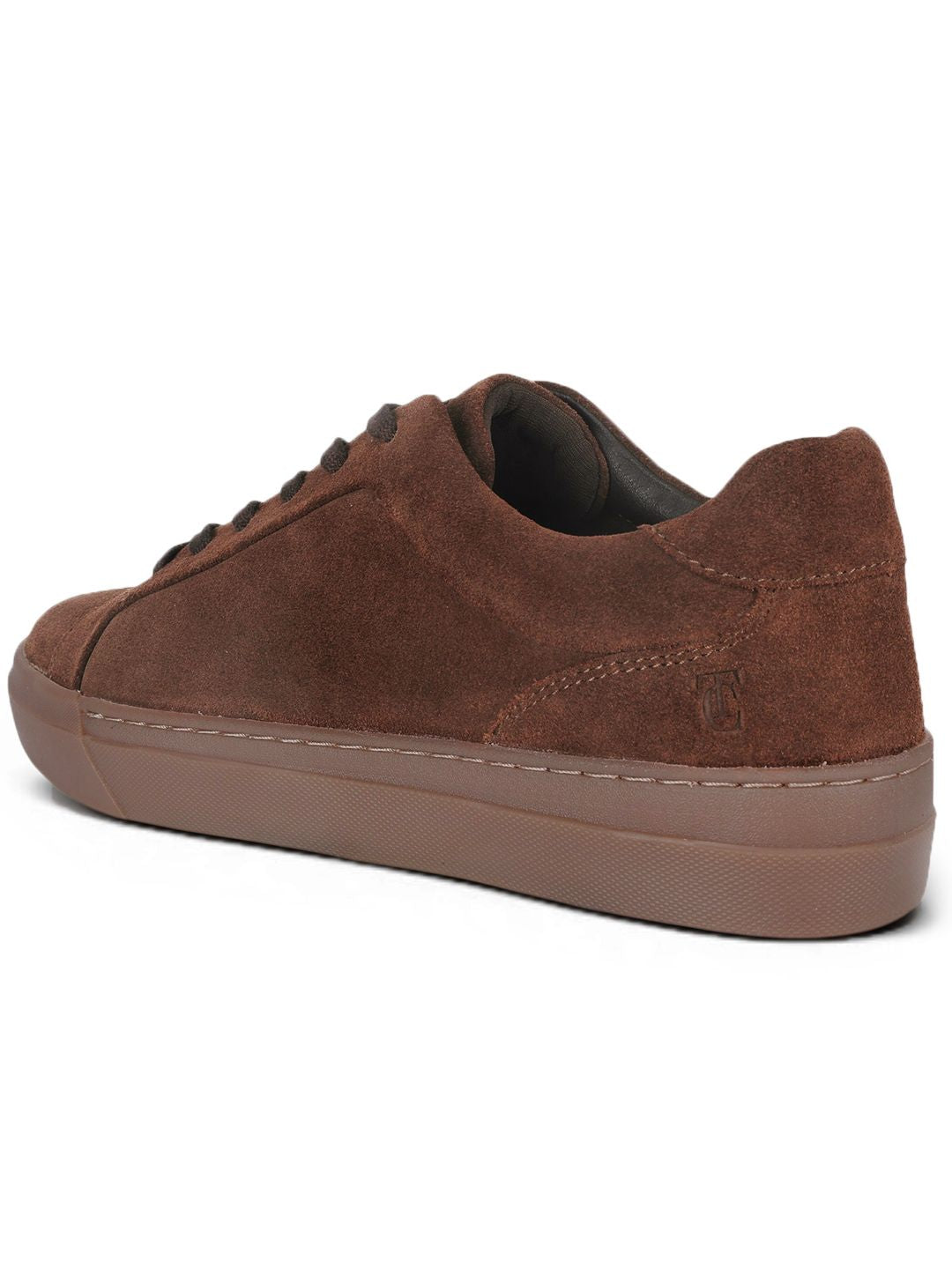 Silva Brown Suede Sneakers | Minimalist Low-Top Retro Footwear |TC-2648CH