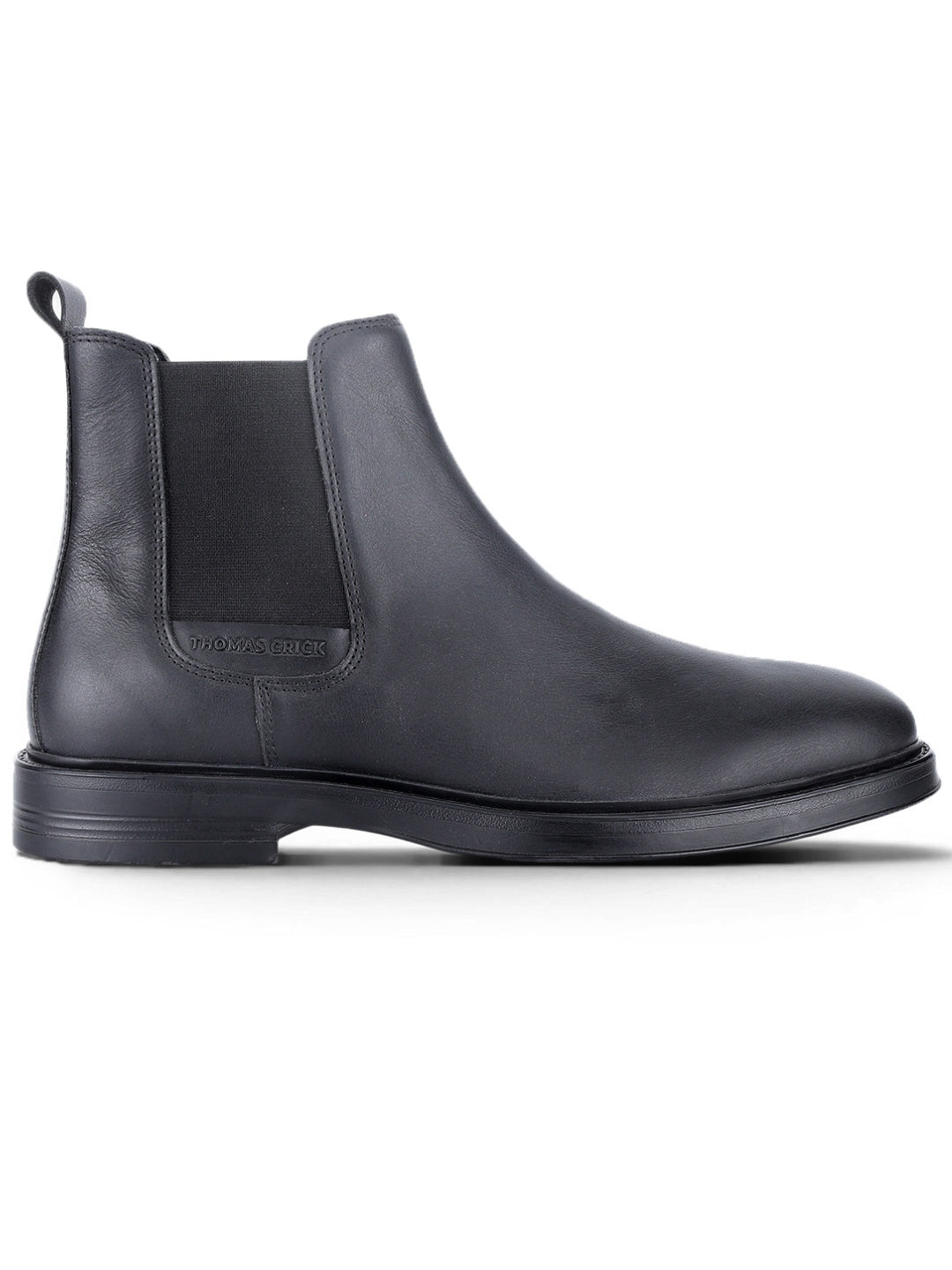 Holborn Black Chelsea Boots |Classic Slip-On Dress Boots with Ortho Comfort Insock|TC-2657BL