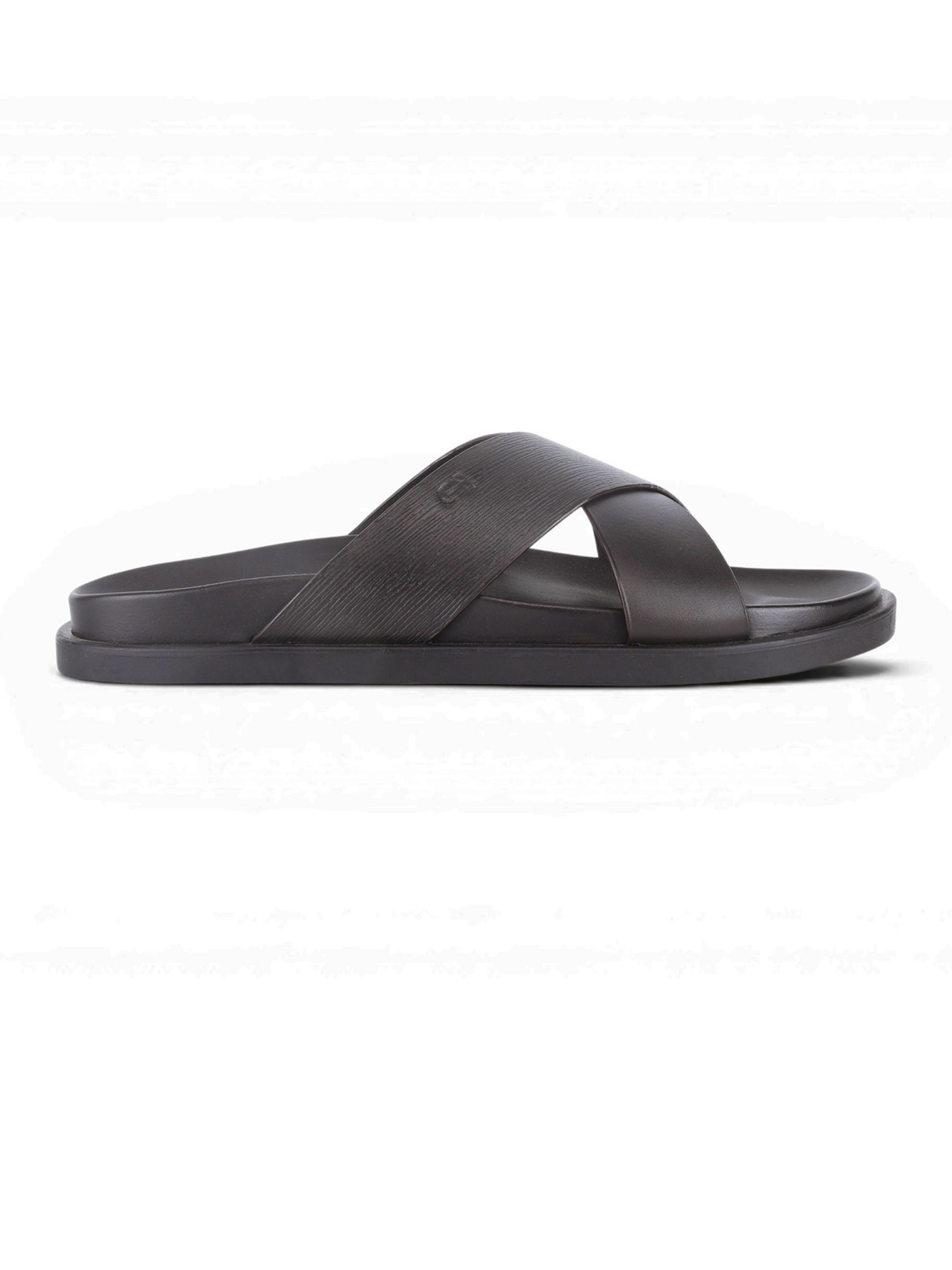 ASTER Brown Cross-Strap Sandals| Premium Open Toe Comfort Sandals |TC-2759BR
