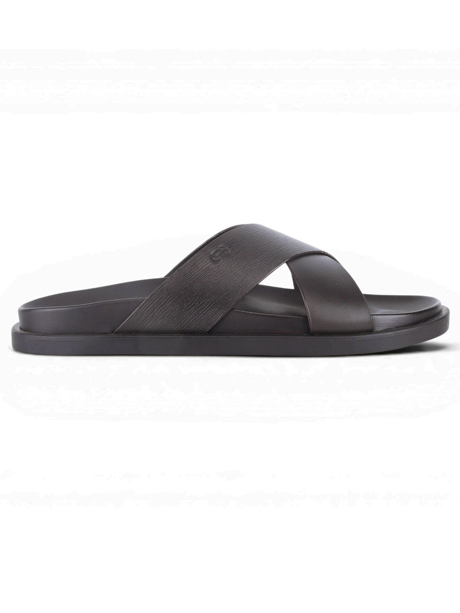 Aster Brown Cross-Strap Sandals| Premium Open Toe Comfort Sandals |TC-2759BR