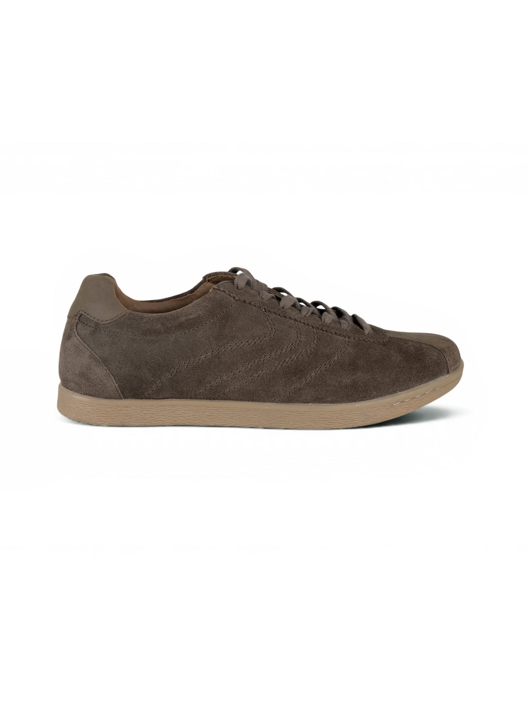 GREG Brown Suede Sneakers | Lightweight Smart Casual Lace-Up Shoes|TC-2649BR
