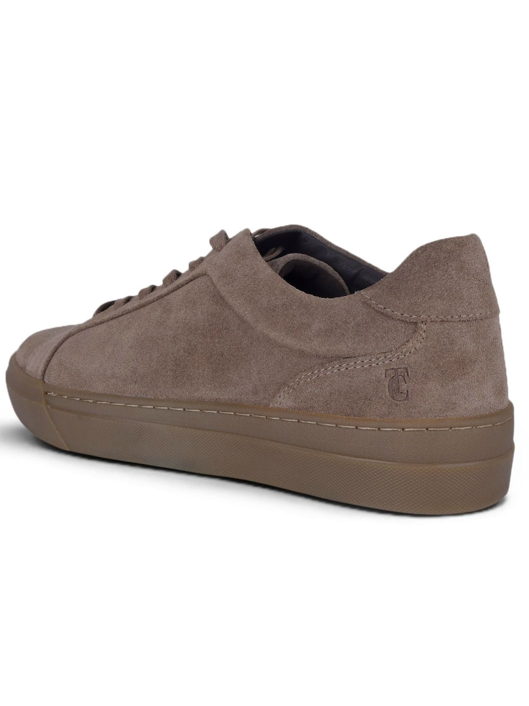 Silva Khaki Suede Sneakers | Minimalist Low-Top Retro Footwear|TC-2648MS