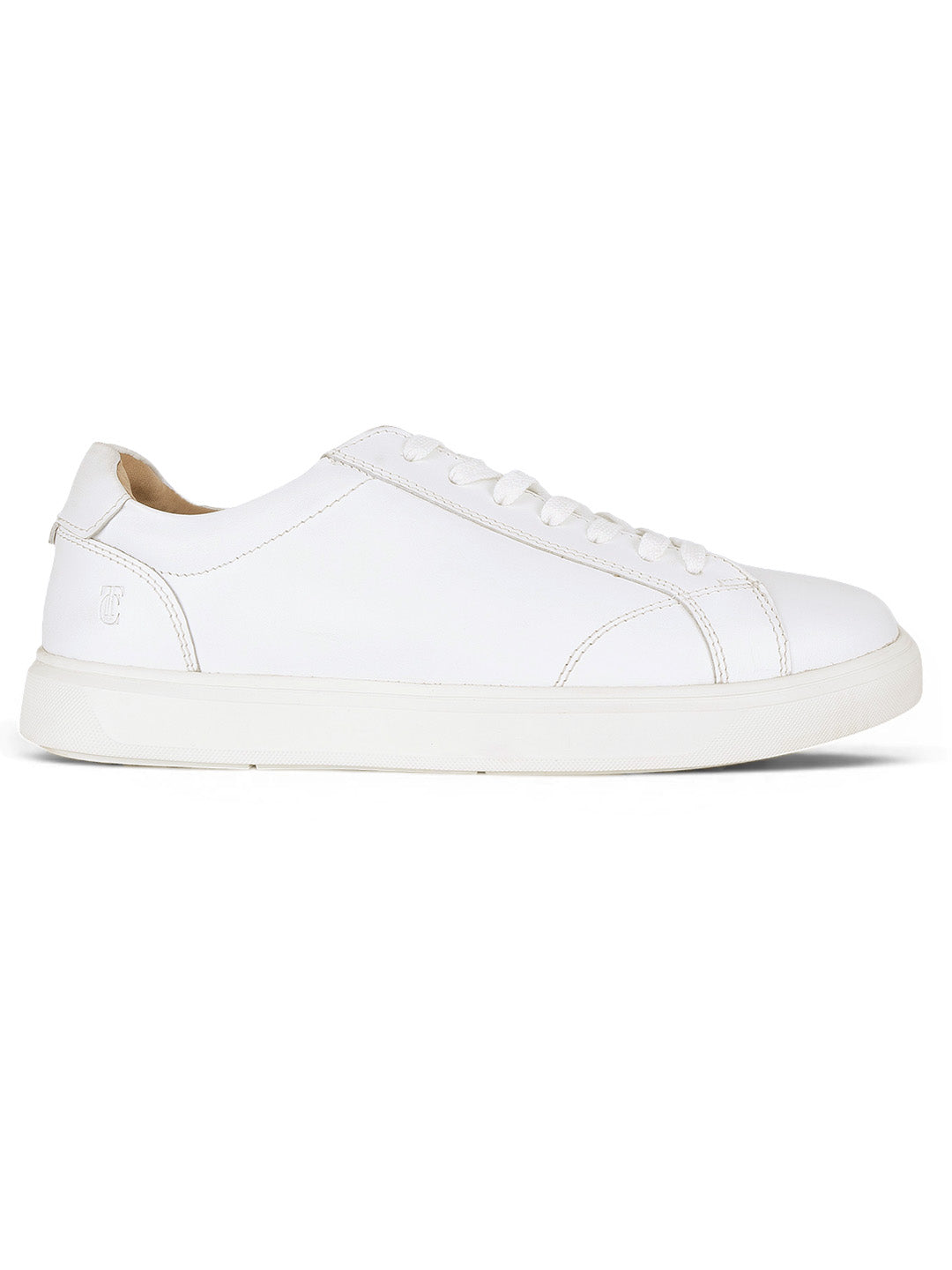 Theo White Sneakers | Premium Smart Casual Lace-Up Shoes | TC-2645WT
