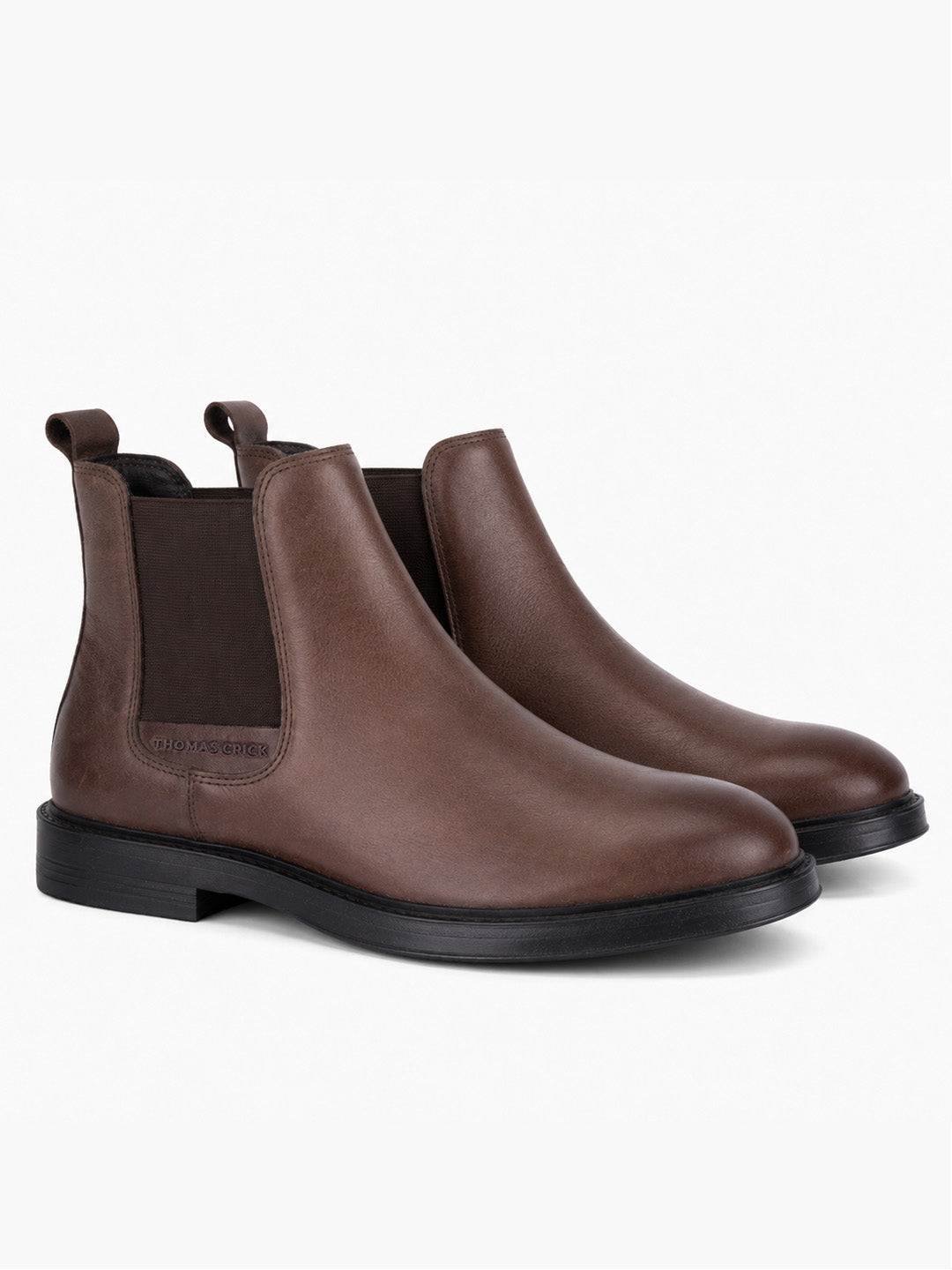 Holborn Dark Brown Chelsea Boots |Classic Slip-On Dress Boots with Ortho Comfort Insock|TC-2657DBR