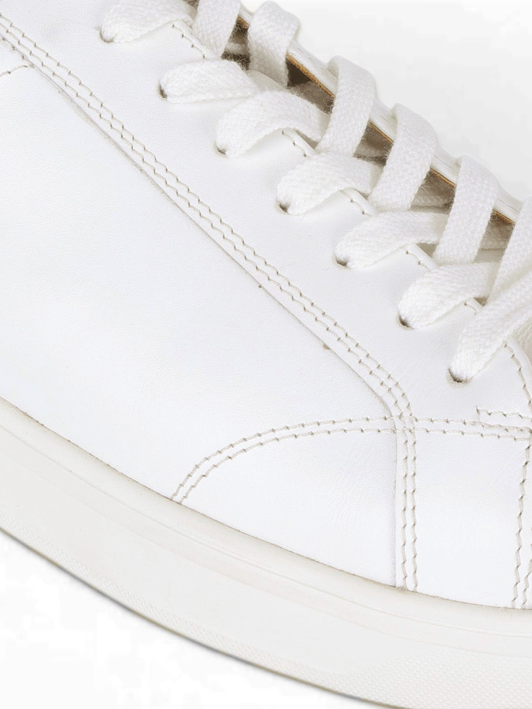 Theo White Sneakers | Premium Smart Casual Lace-Up Shoes | TC-2645WT