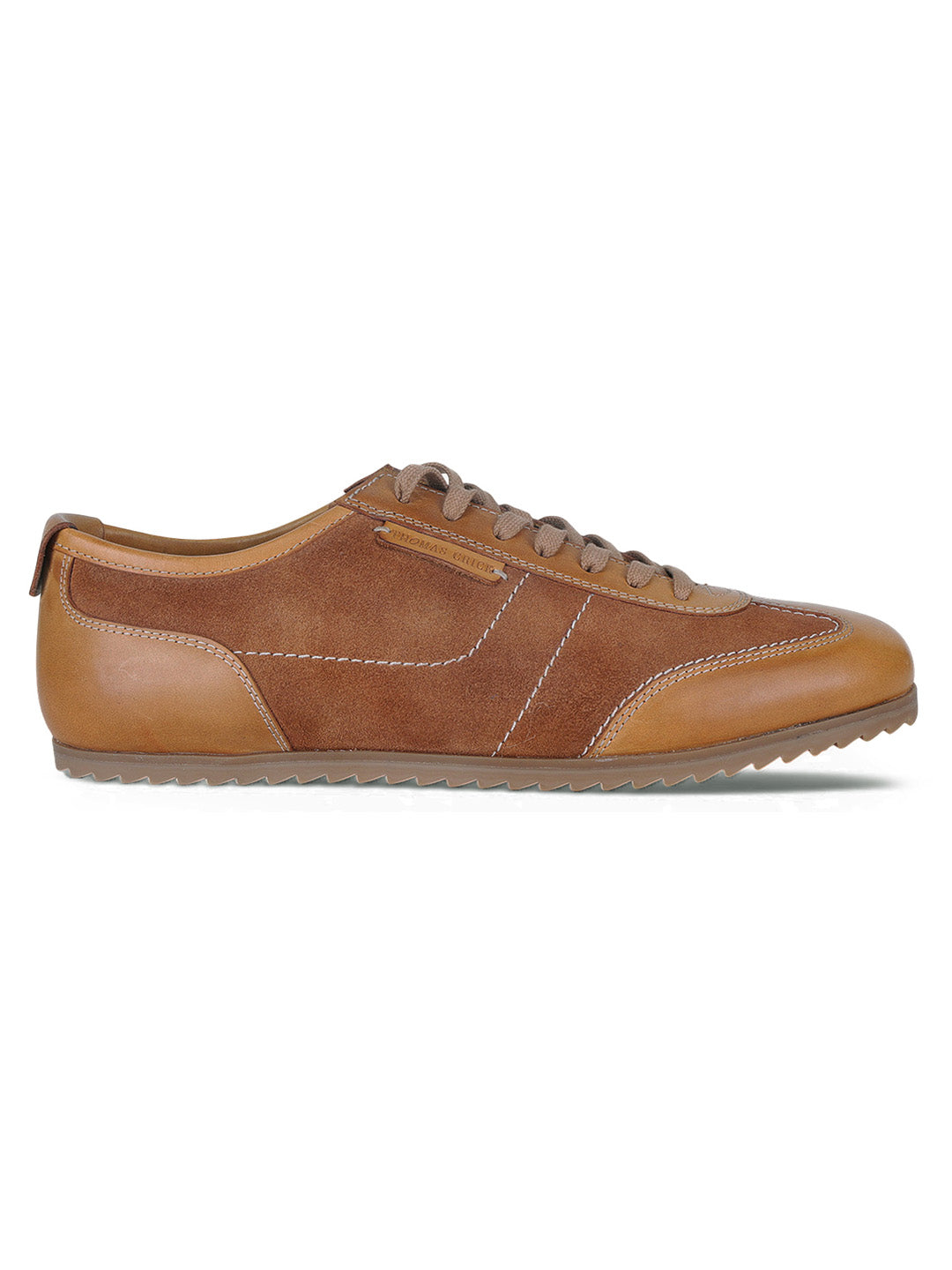 Pickton Tan Suede Sneakers | Premium European Styling Lace-Up Shoes |TC-2647TN