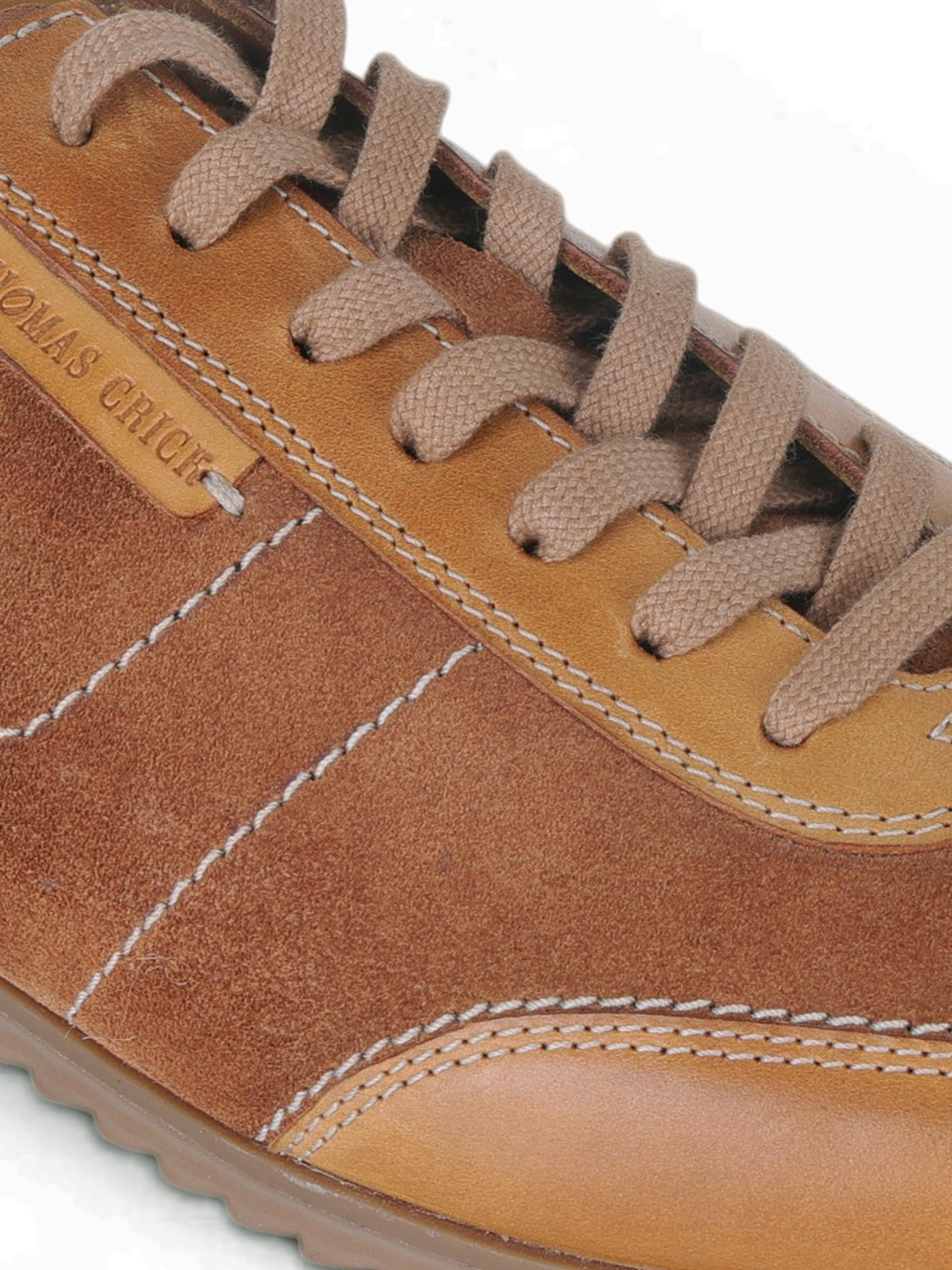 Pickton Tan Suede Sneakers | Premium European Styling Lace-Up Shoes |TC-2647TN