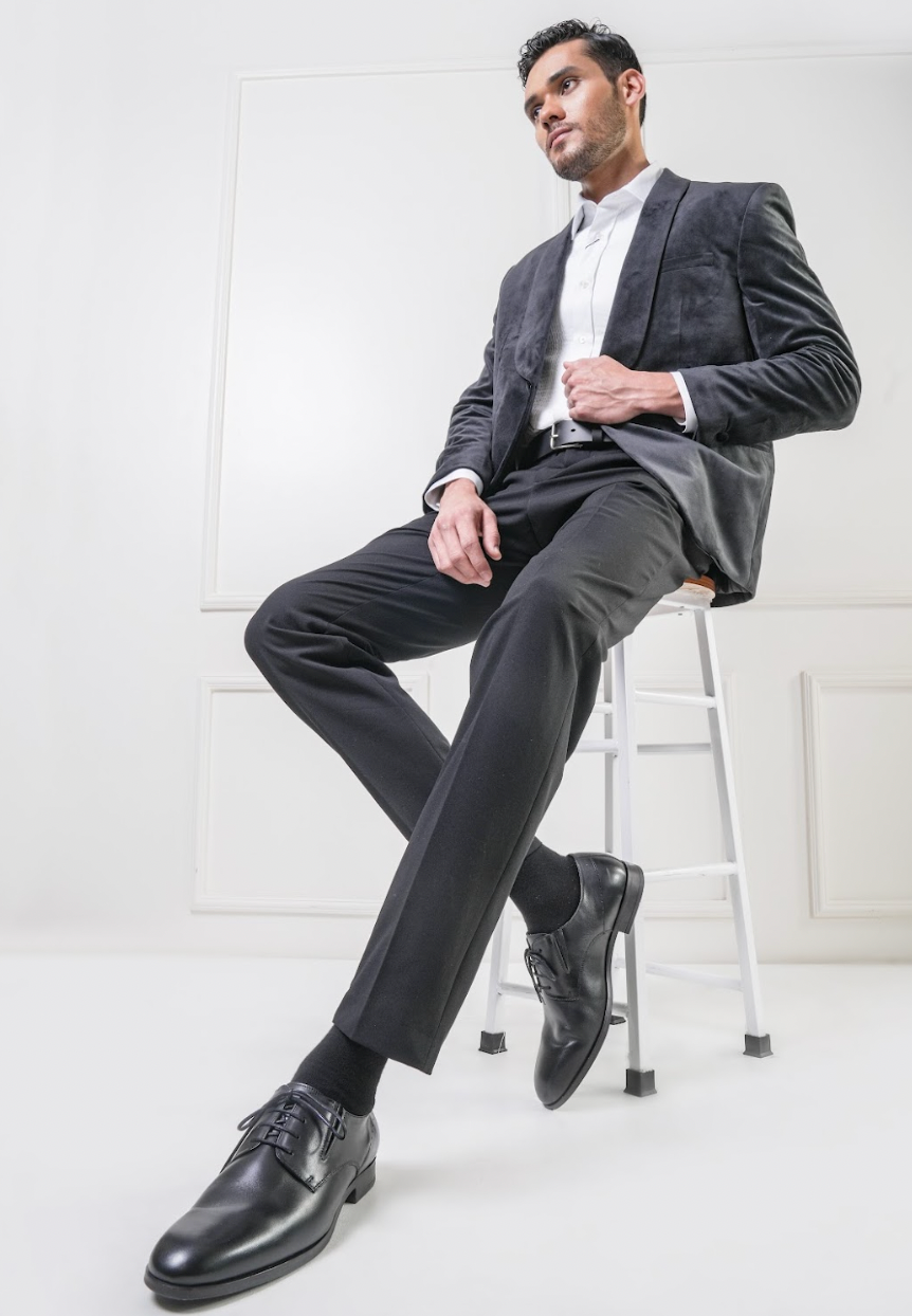 Saville Derby Black TC-2315BL