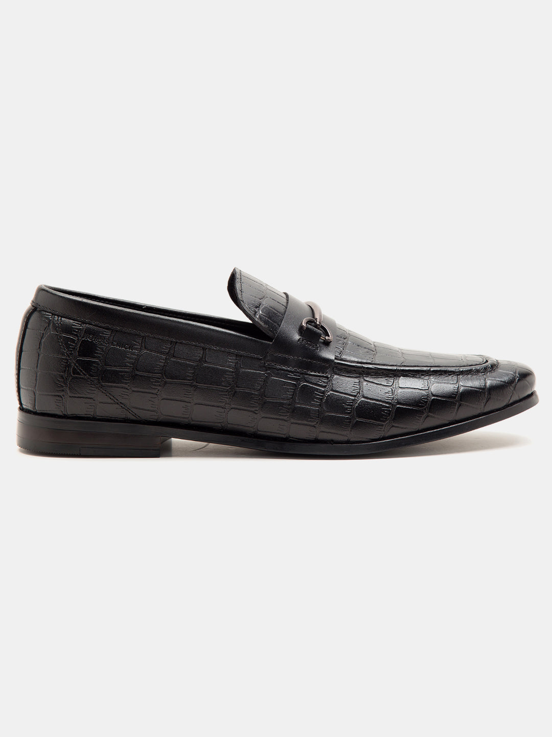 Leicester Croc Luxe Loafers Black - TC 2311BL