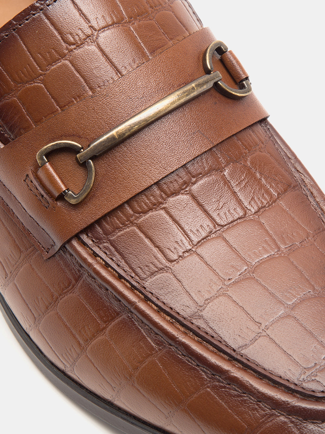 Leicester Croc Luxe Loafers Teak - TC 2311TK