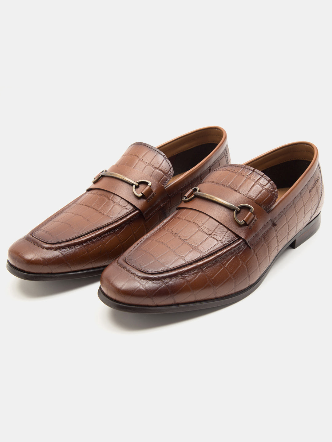 Leicester Croc Luxe Loafers Teak - TC 2311TK