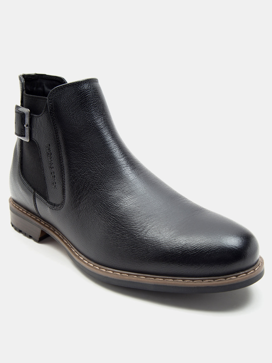 Camden Buckle Chelsea Boots TC-2319BL