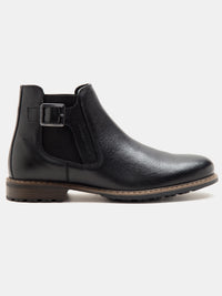 Camden Buckle Chelsea Boots TC-2319BL