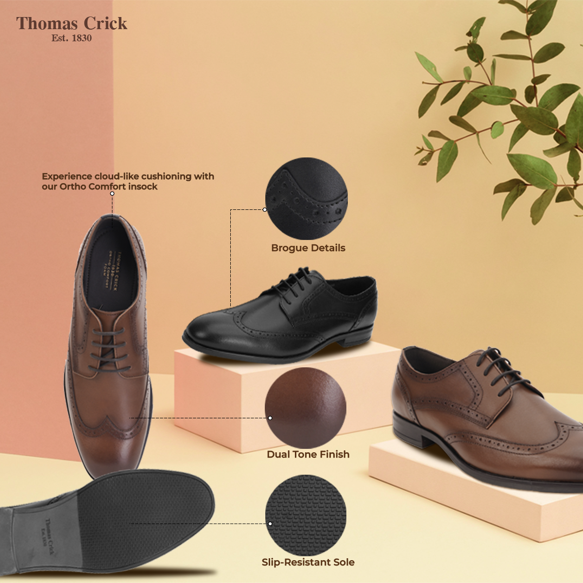 Stratford Brogue Lace-up TC-2335BL