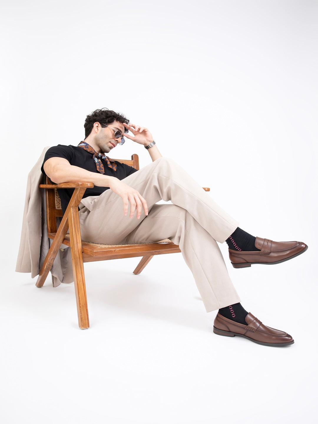 Windsor Penny - Leather Smart Casual Loafers Ortho Comfort Fit Teak (TC-2539TK)