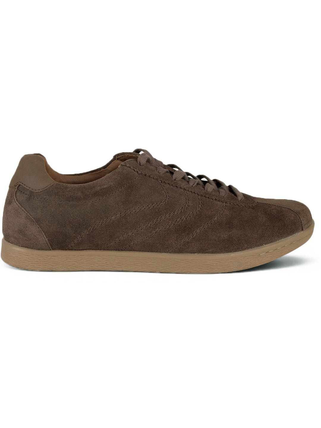Greg Brown Suede Sneakers | Lightweight Smart Casual Lace-Up Shoes|TC-2649BR