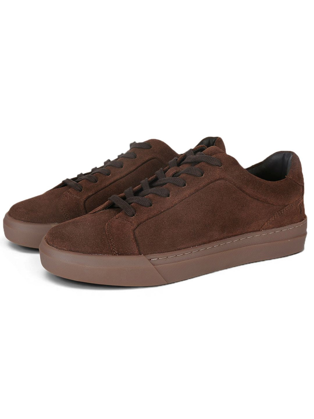 Silva Brown  Suede  Sneakers | Minimalist Low-Top Retro Footwear |TC-2648CH