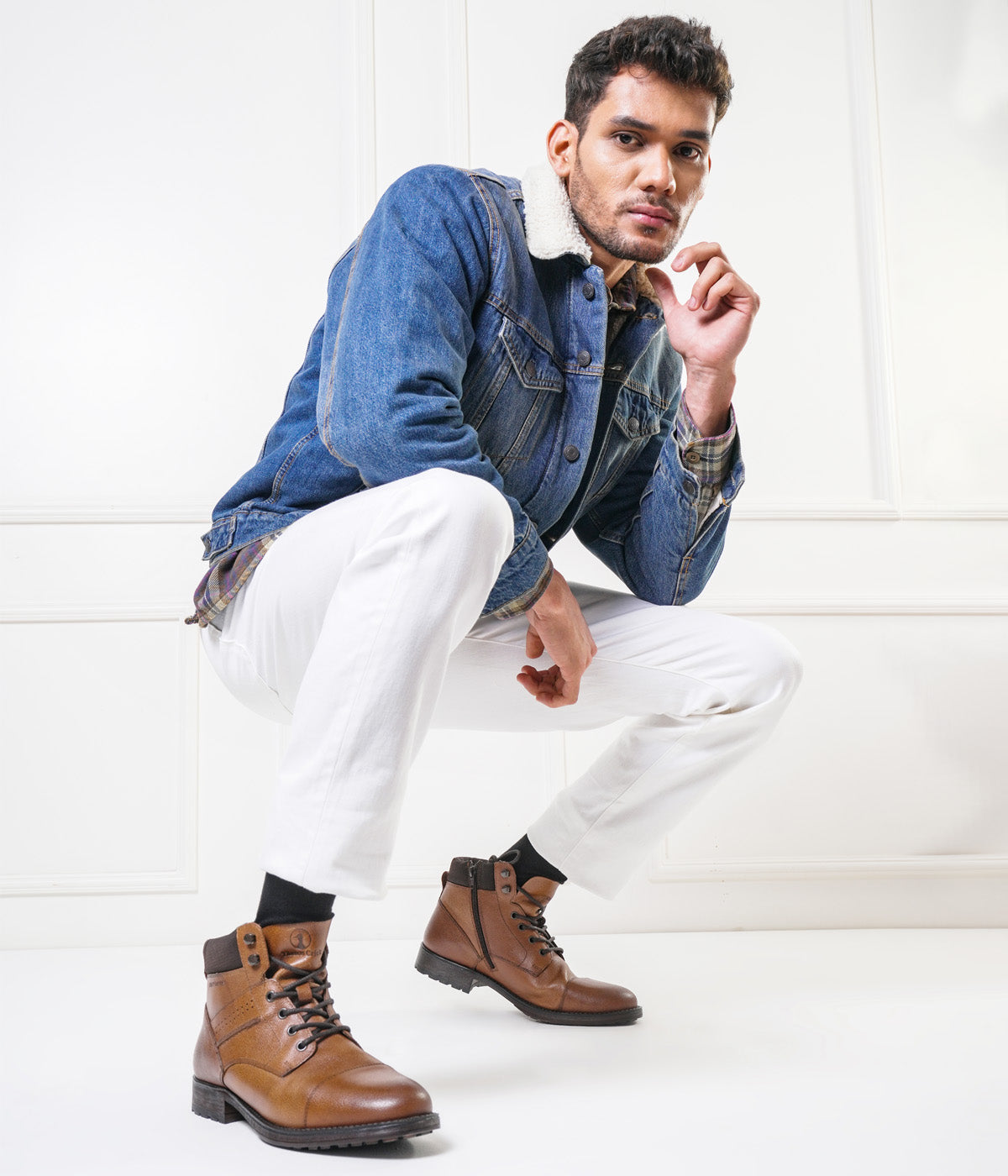 Oxford Trail Biker Boots  TC-2321TN