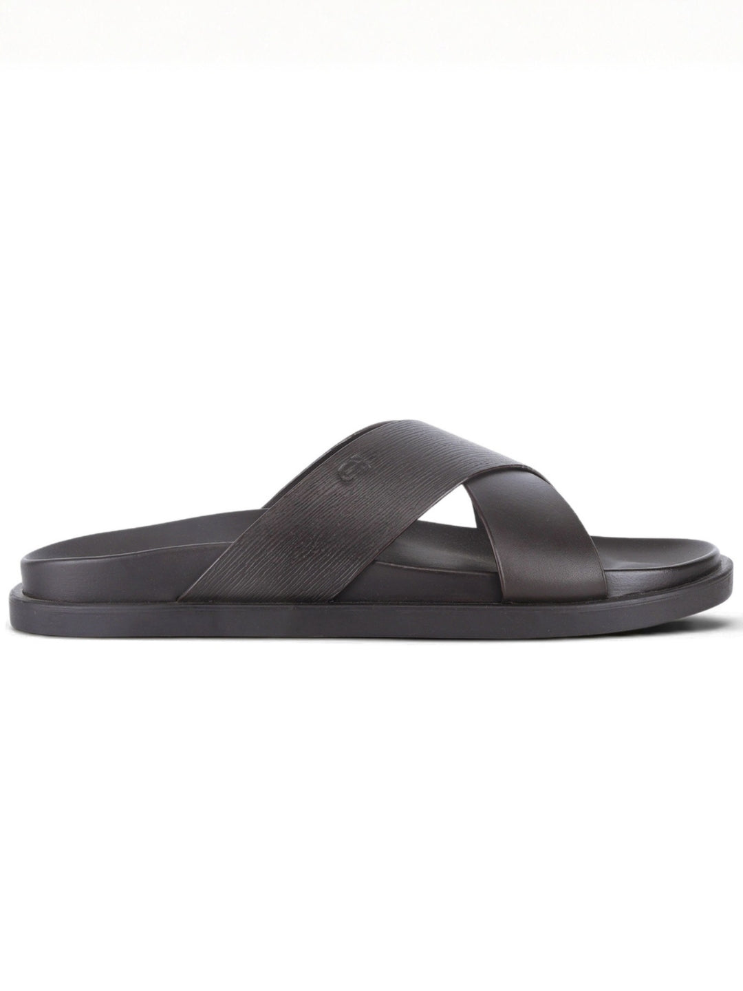 ASTER Brown Cross-Strap Sandals| Premium Open Toe Comfort Sandals |TC-2759BR