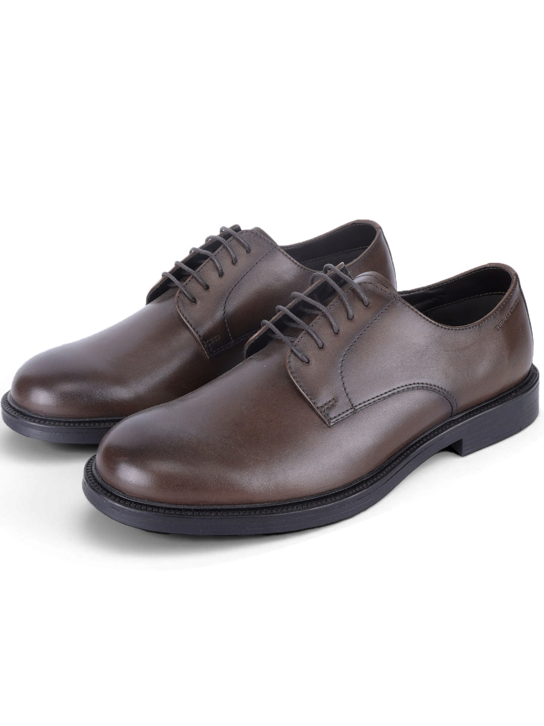 Vance Brown Lace Up Derby  Shoes| Premium Genuine Leather Formal Shoes |TC-2655BL