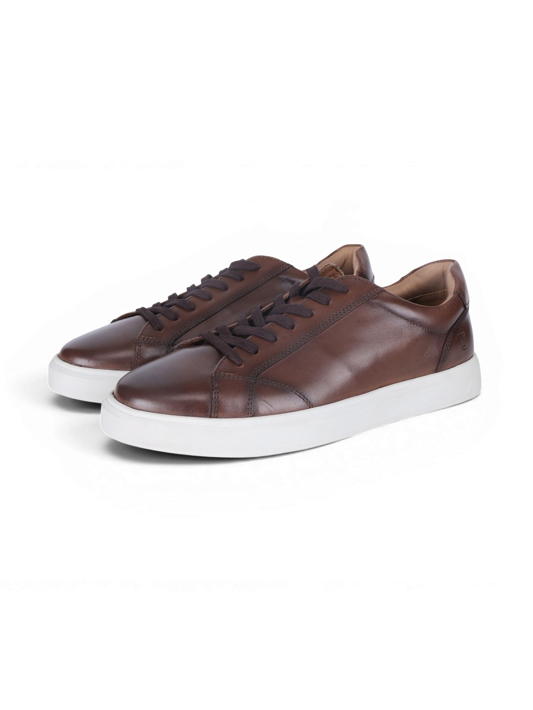 THEO Brown Sneakers | Premium Smart Casual Lace-Up Shoes | TC-2645TK