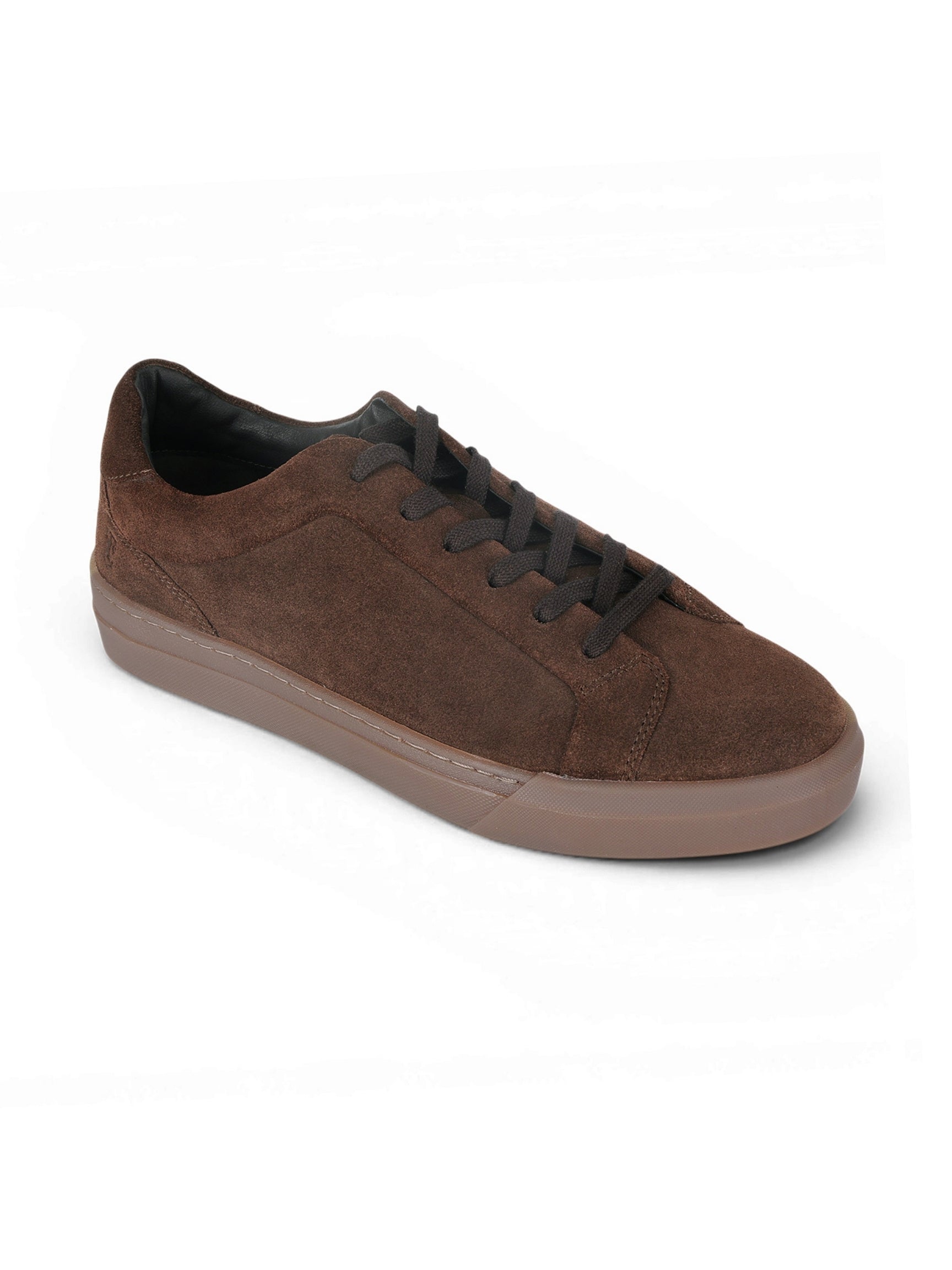 SILVA Brown  Suede  Sneakers | Minimalist Low-Top Retro Footwear |TC-2648CH