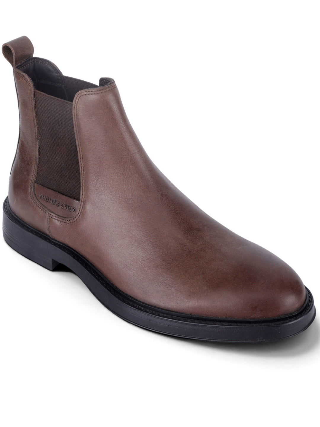Holborn Dark Brown Chelsea Boots |Classic Slip-On Dress Boots with Ortho Comfort Insock|TC-2657DBR