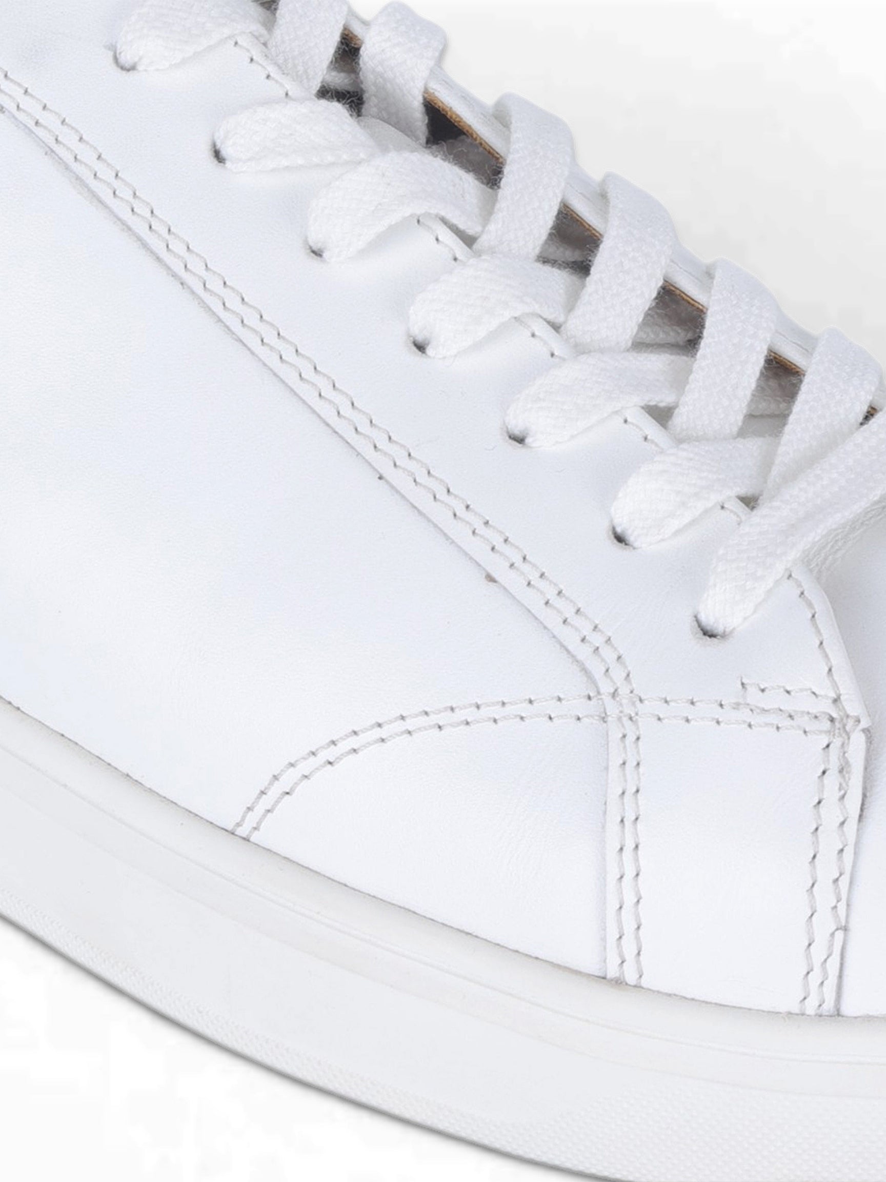 Theo White Sneakers | Premium Smart Casual Lace-Up Shoes | TC-2645WT