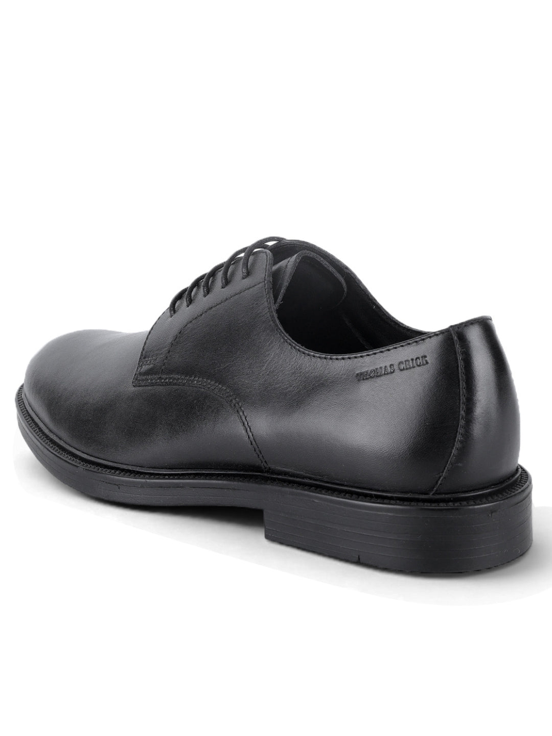 Vance Black Lace Up Derby  Shoes| Premium Genuine Leather Formal Shoes |TC-2655BL