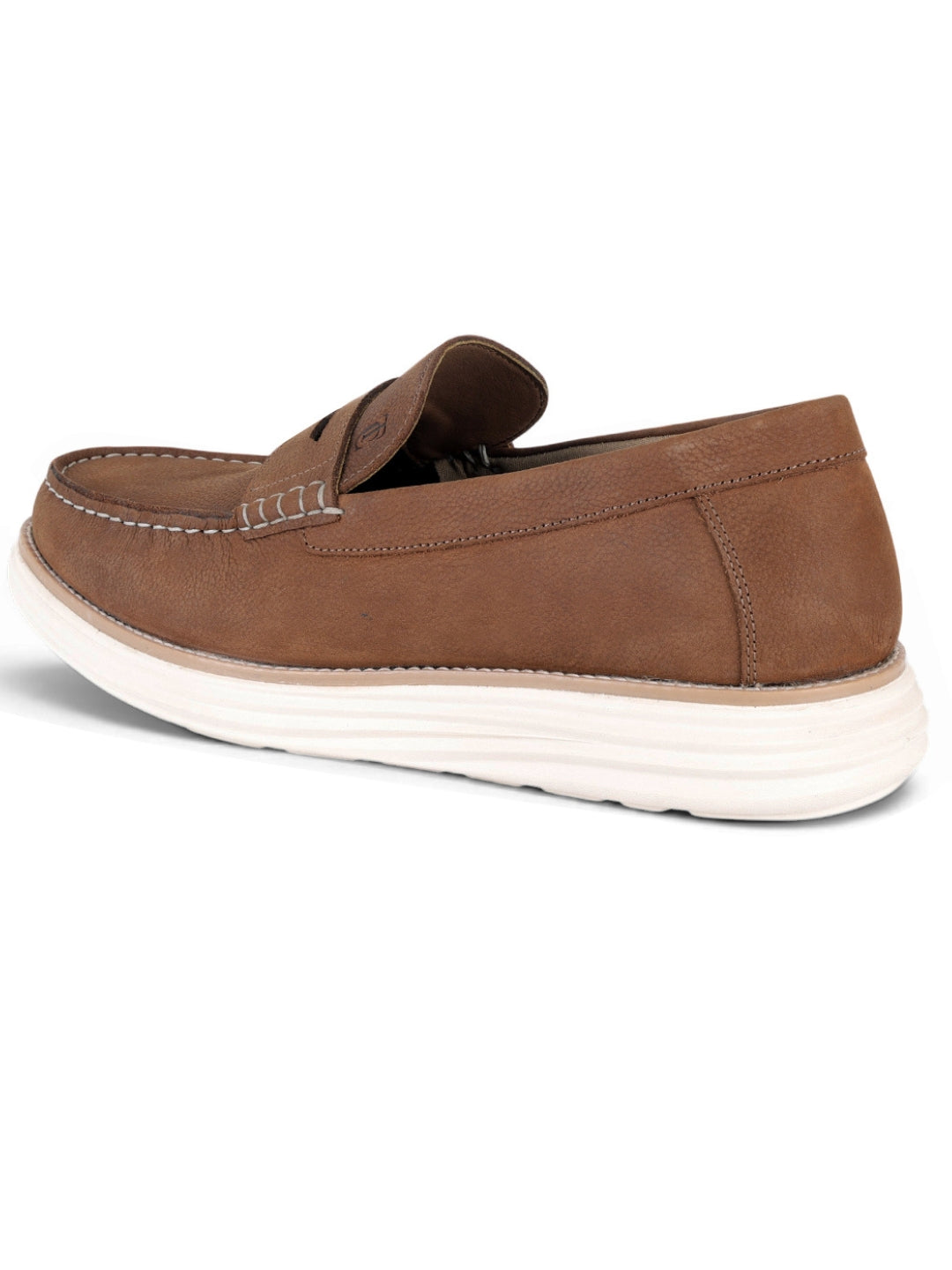 Winston Cognac Loafers | Classic Slip-On Moccasins with EVA Sole | TC-2651CG