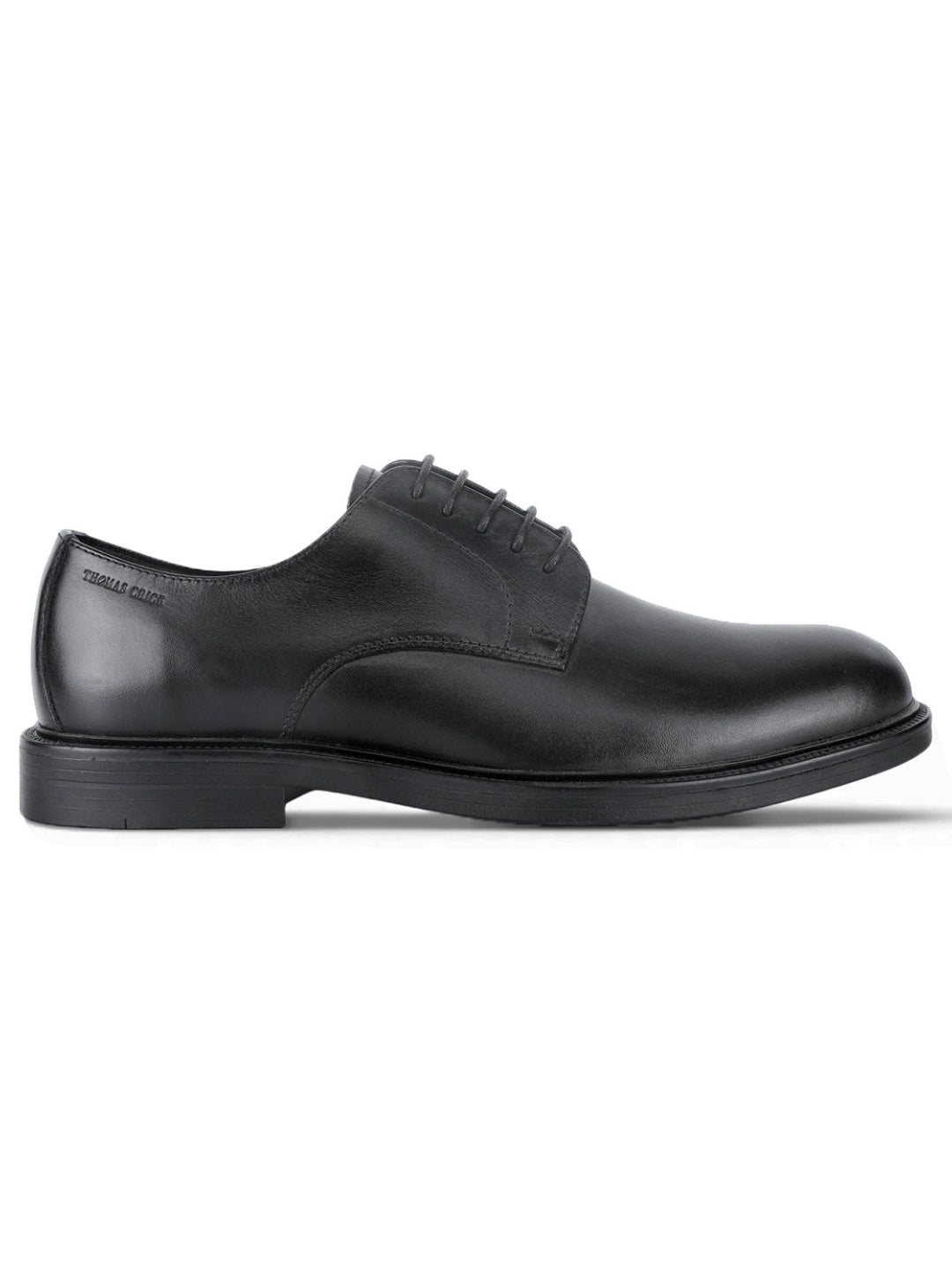 Vance Black Lace Up Derby  Shoes| Premium Genuine Leather Formal Shoes |TC-2655BL