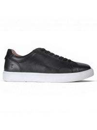 Theo Black Sneakers | Premium Smart Casual Lace-Up Shoes | TC-2645BL