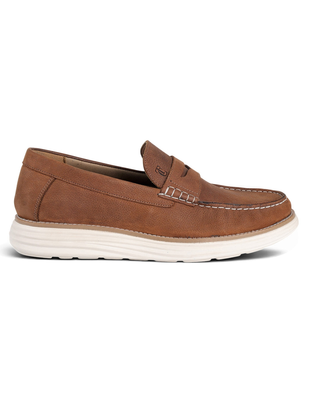 Winston Cognac Loafers | Classic Slip-On Moccasins with EVA Sole | TC-2651CG