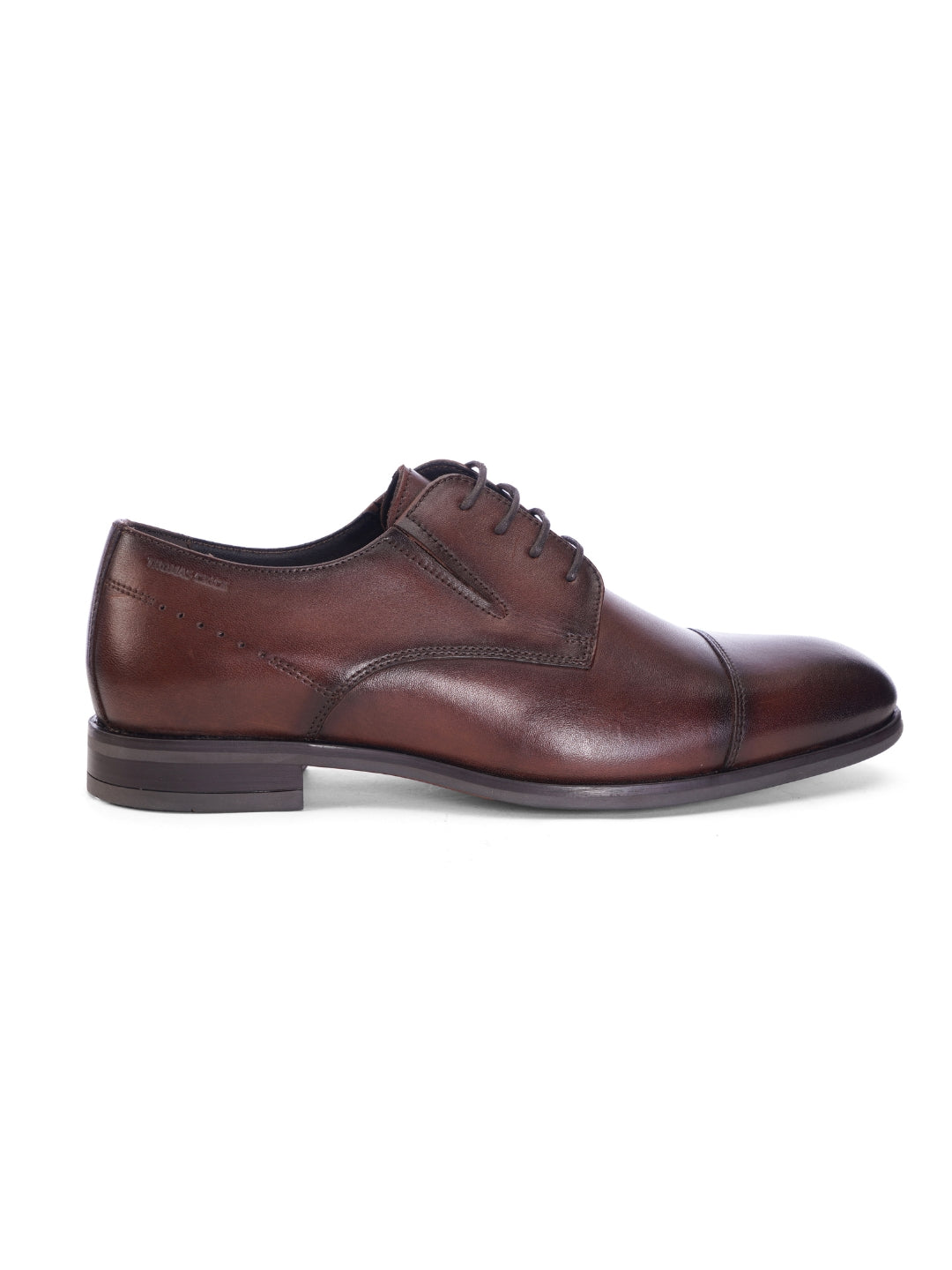 Chester Oxford  Black Plain Derby Shoes (TC-2336BR)