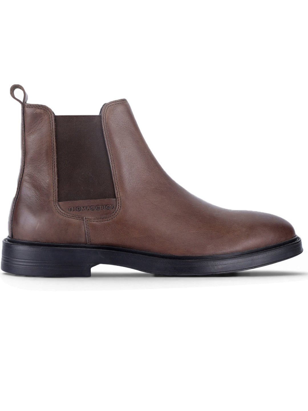 Holborn Dark Brown Chelsea Boots |Classic Slip-On Dress Boots with Ortho Comfort Insock|TC-2657DBR