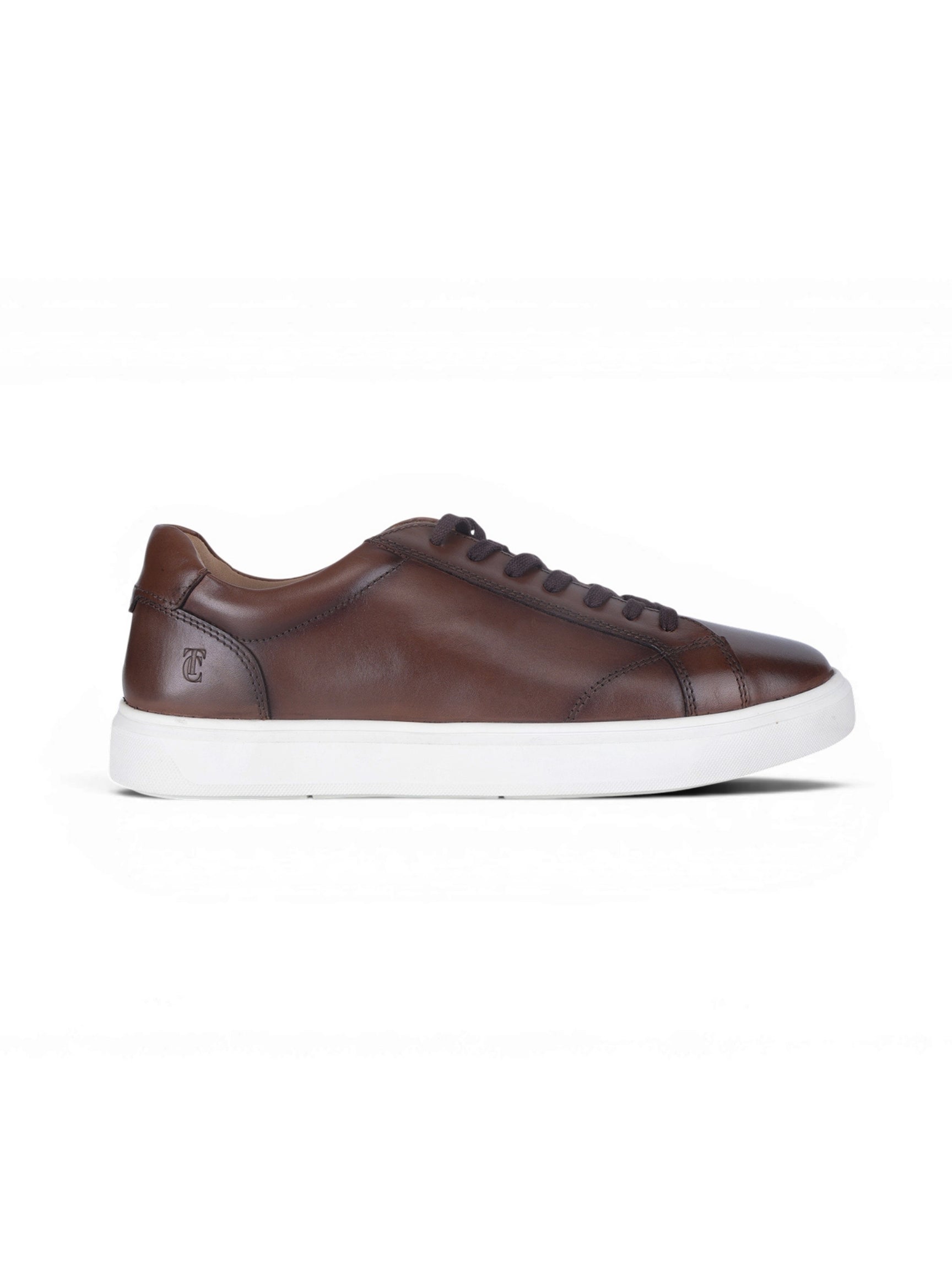 THEO Brown Sneakers | Premium Smart Casual Lace-Up Shoes | TC-2645TK