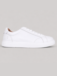 Theo White Sneakers | Premium Smart Casual Lace-Up Shoes | TC-2645WT