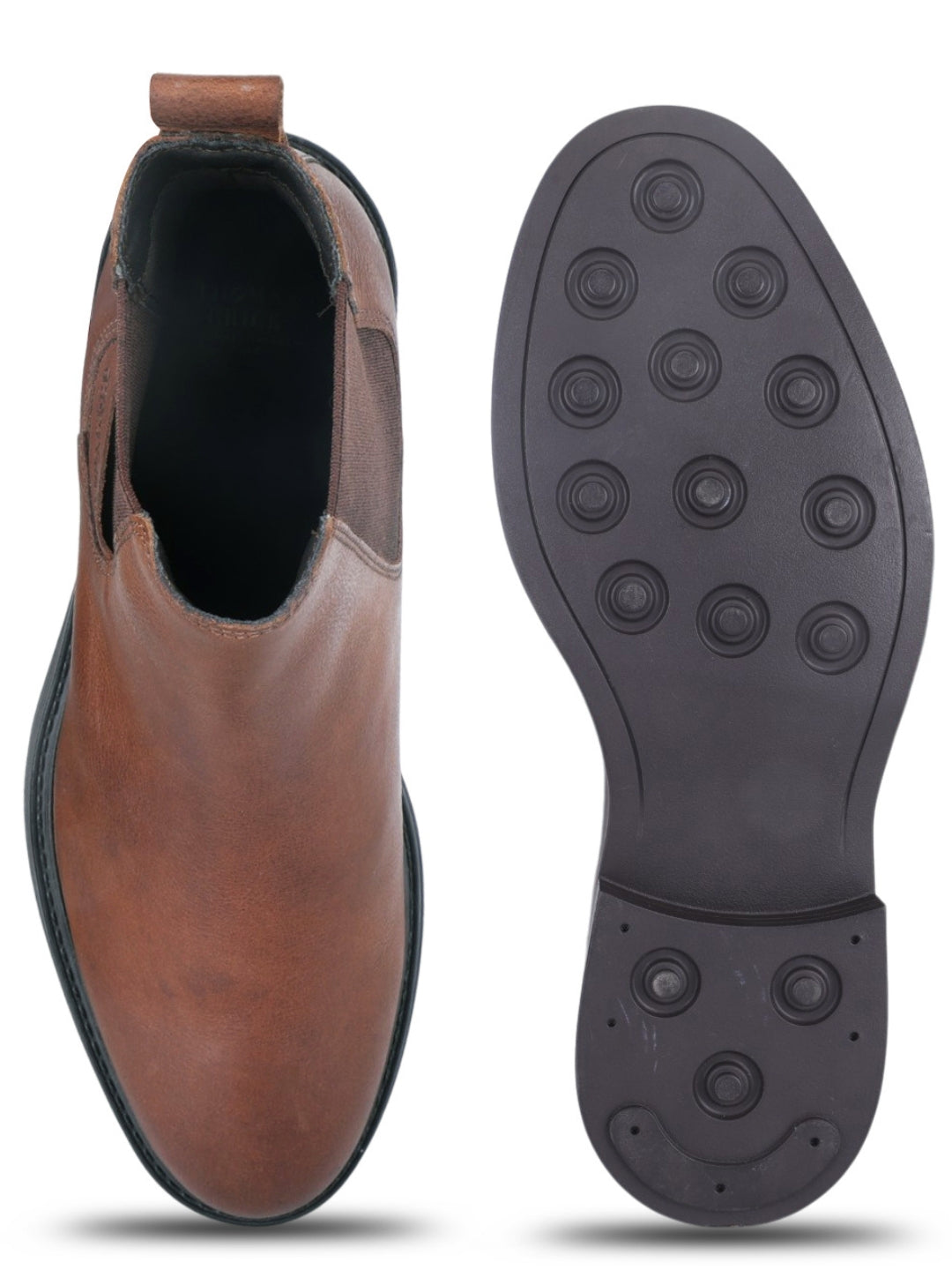 Holborn Tan Chelsea Boots |Classic Slip-On Dress Boots with Ortho Comfort Insock|TC-2657WD